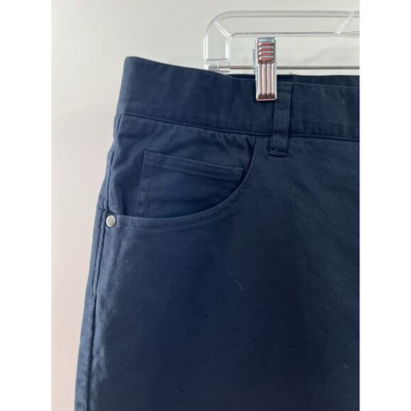 Williams & Kent Men’s Navy Blue 5 Pocket Cotton Blend Pants Size 42 X 31.5” - Picture 3 of 10
